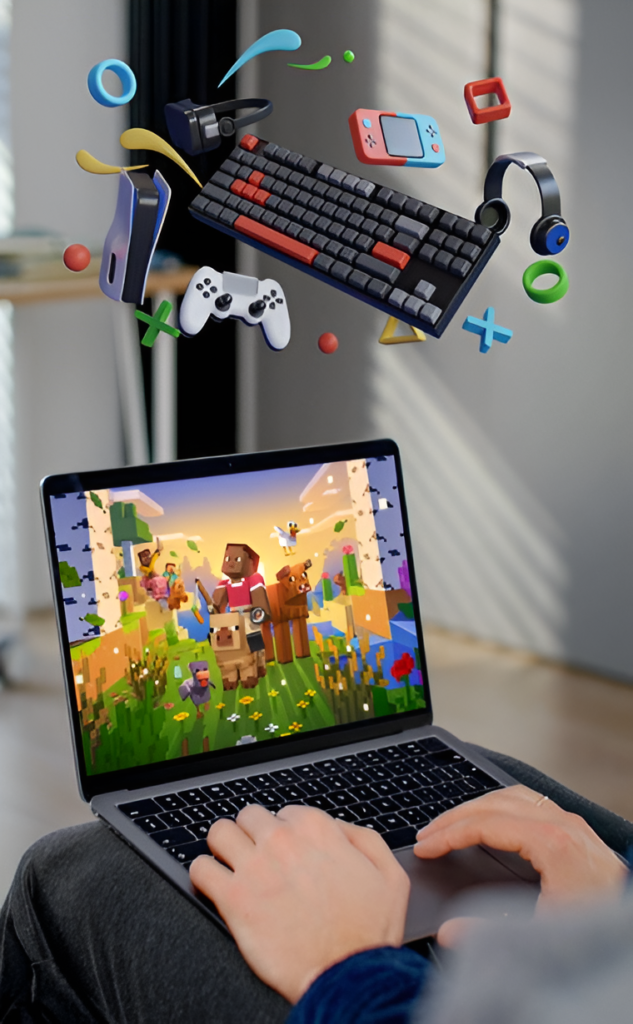 Jugar Minecraft MOD con Teclados para Juegos