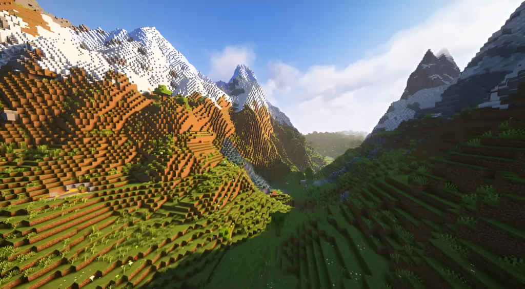 Biomas de Montañas en Minecraft