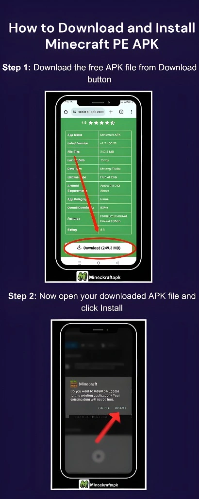 Cómo Descargar e Instalar Minecraft Pocket Edition APK (2026)