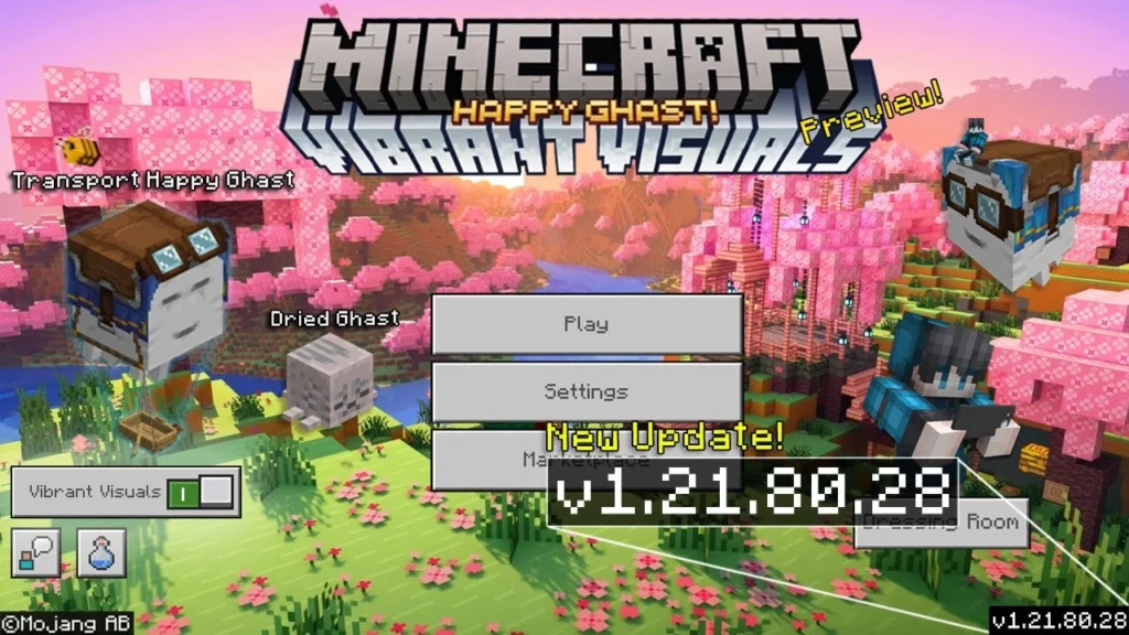 Minecraft Versión 1.21.80.28
