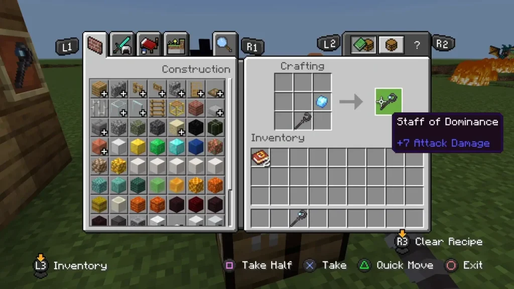 Contenido oficial de Minecraft Movie dentro del juego