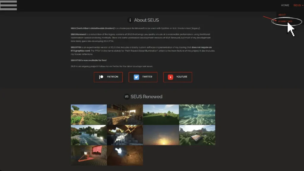 Descargar e Instalar Shaders