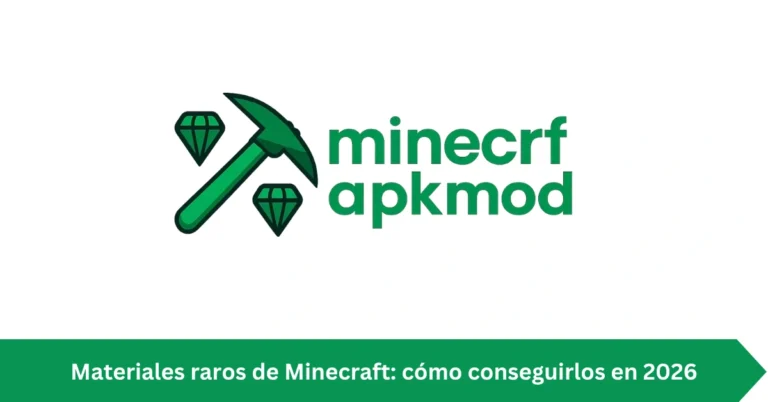 Materiales raros de Minecraft: cómo conseguirlos en 2026