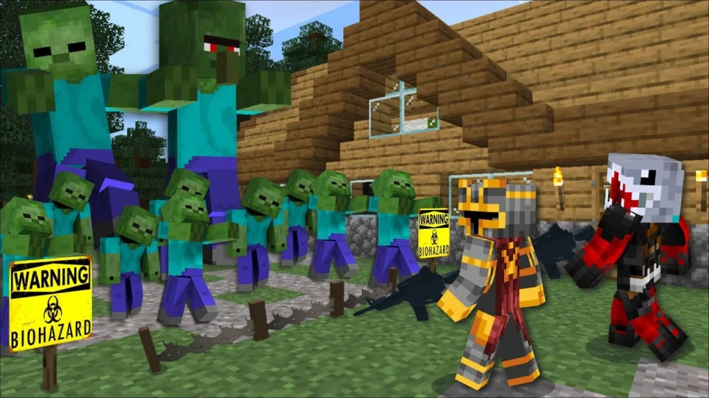 Consejos de Combate y Supervivencia Contra Zombies en Minecraft