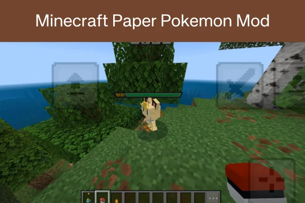 Qué es Minecraft Paper Pokemon Mod