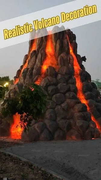 Construir un Volcán Grande y Realista