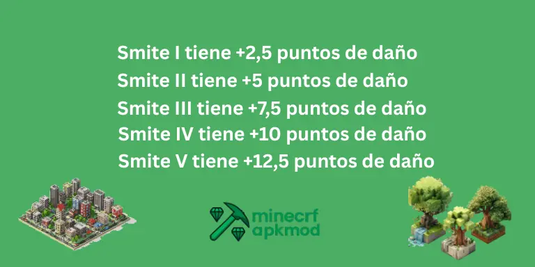 Niveles del encantamiento Smite
