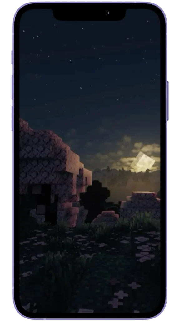 Noche en Minecraft